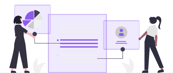 Customer survey illustration